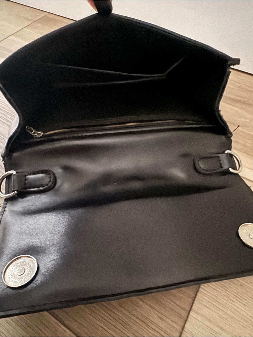 OFF WHITE Top-Handle Bag with Silver Hardware - Picture 5 of 7